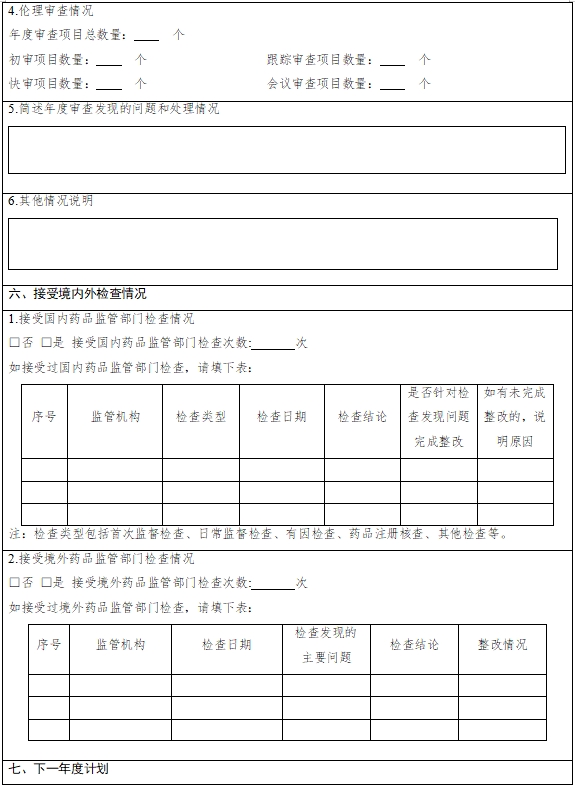 藥物臨床試驗機構年度工作總結報告填報指南（2024年第1號）(圖6)