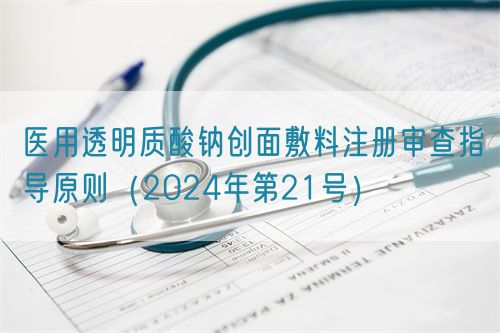 醫(yī)用透明質(zhì)酸鈉創(chuàng)面敷料注冊(cè)審查指導(dǎo)原則（2024年第21號(hào)）